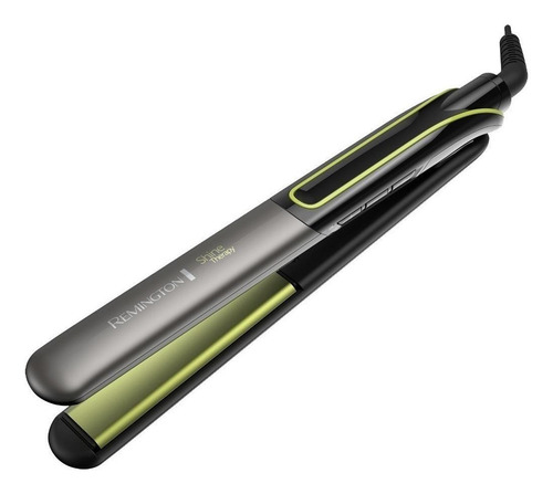 Imagen 3 de 6 de Plancha de cabello Remington Shine Therapy S12A negra 120V/240V