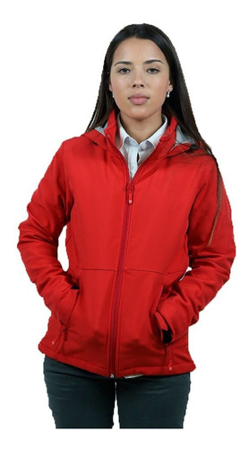 Campera De Neopreno Dama Rojo - Textilshop