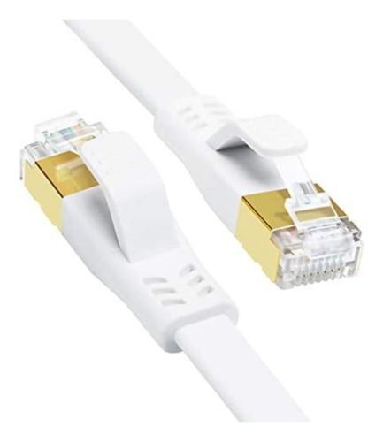 Imagen 6 de 6 de Cable De Red Ethernet Internet 10 Metros Rj45 Cat 7 Plano