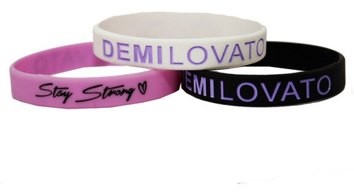 Demi Lovato Pulsera De Silicona Pulseras