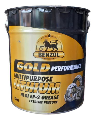 Paila Grasa Azul De Litio Alta Temperatura 15kg Benzol