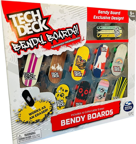 Tech Deck Bendy Boards Mini Borradores De Patineta Original 