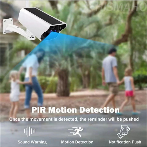 Imagen 7 de 10 de Cámara Exterior Solar Ip Wifi Seguridad 1080p Full Hd