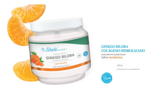 Ginkgo Biloba Shelo Nabel Articulaciones 450g Mandarina