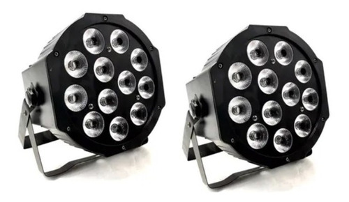 2 Piezas Par Led Cañon De Leds 216w Rgbwauv 6 En 1