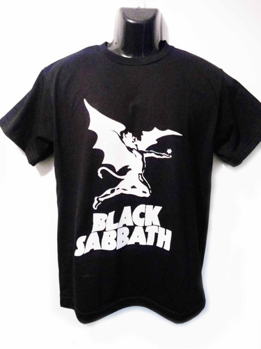 Camiseta Negra Black Sabbath Varias Tallas Skpalace