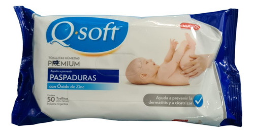Toallitas Humedas Qsoft Baby Ayuda A Prevenir Paspaduras 50u