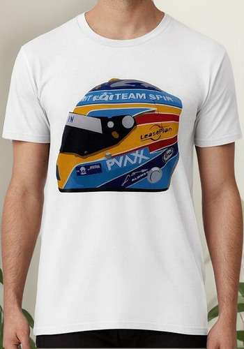Remera Casco Fernando Alonso 2006 F1 Algodon Premium
