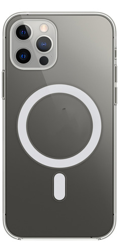 Capinha Compatível Com iPhone 12 Silicone Magnético Ímã