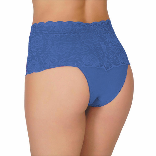Imagem 3 de 9 de 10 Calcinha Cinta Cintura Alta Renda Barato Lingerie Atacado