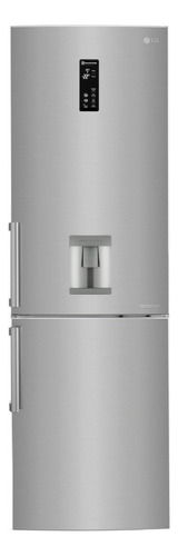 Heladera con freezer inverter LG GW-F439BLFZ color silver con capacidad de 314L 220V