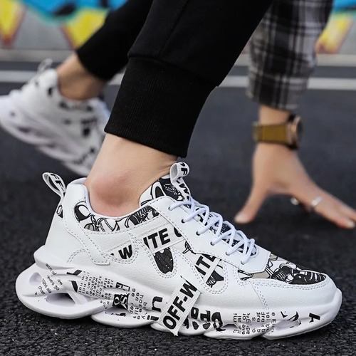 A Zapatillas De Tenis Para Correr De Moda Ligera Para Hombre