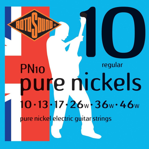 Rotosound Pn10 Pure Nickel Cuerda Para Guitarra 10  46
