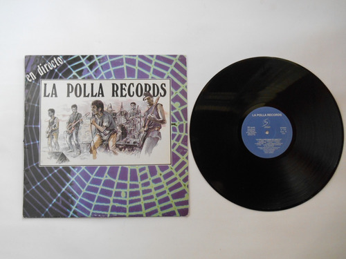 Lp Vinilo La Polla Records En Directo Edición España 1988