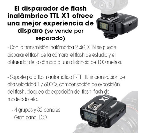Imagen 6 de 10 de Flash Tt685 Ttl Godox Para Nikon