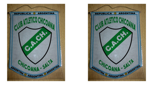 Banderin Chico 13cm Club Atletico Chicoana Salta