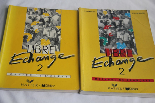 Libre Echange 2 Methode De Francais Cahier 2 Tomos Salins