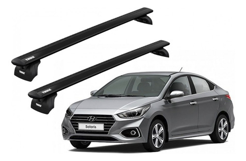 Barras Thule Hyundai Solaris 12-21 Pf / Wingbar Black