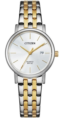 Imagen 1 de 8 de Reloj Citizen 61063 Eu6094-53a Dama Acero Inoxidable Full