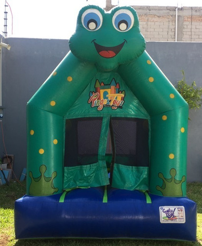 Juego Inflable Brincolin Rana Uso Rudo De Garytoysx