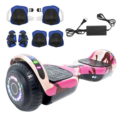 Hoverboard Patineta Electrica Bluetooth Luces Led Luz