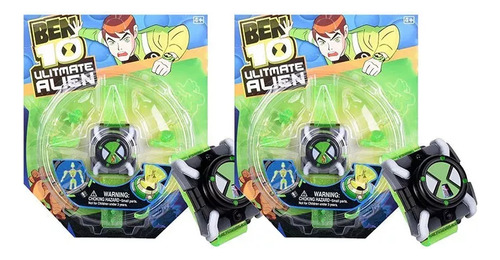 Ms 2 Piezas Reloj Interactivo Ben 10 Omnitrix 2024 Con 40