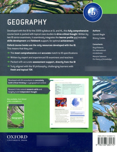 Geography Course Companion - Ib Diploma Oxford