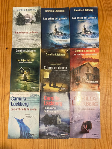 Lote De Libros De Camilla Läckberg