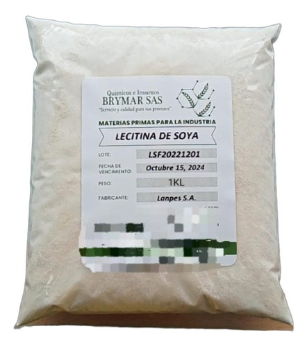 Lecitina De Soya En Polvo 1 Kilo - Kg a $41000