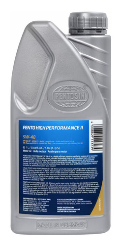 Aceite De Motor 5w40 S320 L6 3.2l 94-99 1 Lt Alemán