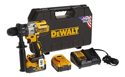 Kit De Taladro Percutor Dewalt 20v Max Xr, Sin Escobillas, 3