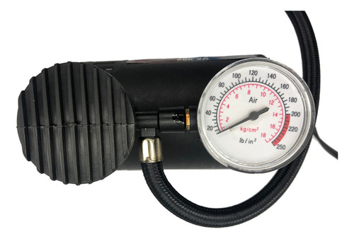 Imagen 7 de 11 de Compresor de aire mini a batería portátil Iael VA-002 12V negro