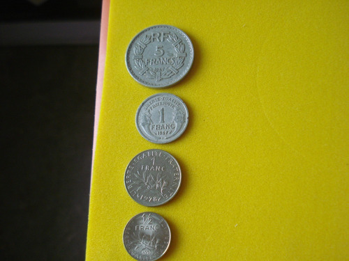  Monedas Francesas 