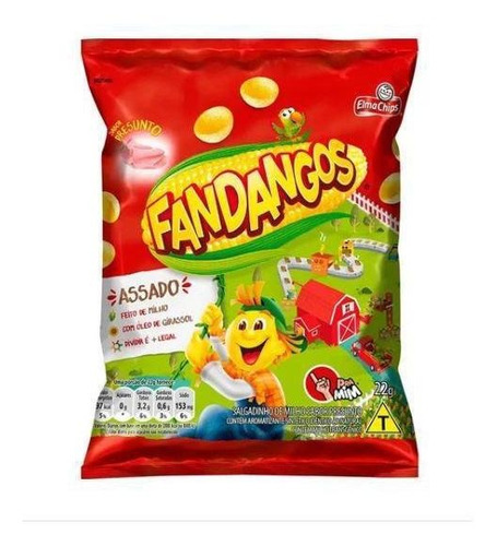 Biscoitos Salgadinhos Elma Chips Fandangos Presunto 60un 22g