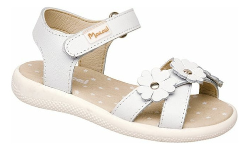 Sandalias Nena Cuero Flores Con Velcro Marcel 18-26 Child