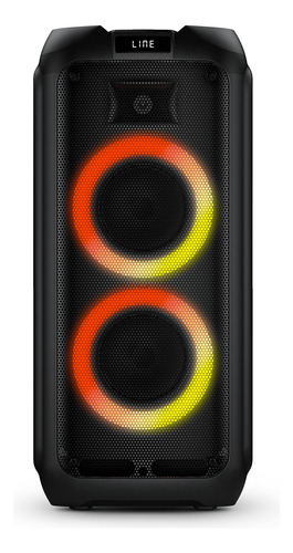 Bocina Philips Party Speaker Bluetooth Con Efectos De Luz Pa Negro