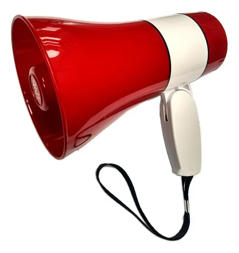 Megáfono Recargable 10w Con Usb/tf Y Sirena Mp-505urb