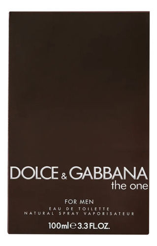 Perfume Dolce & Gabbana The One Eau De Toilette 100ml Masculino Original Lacrado