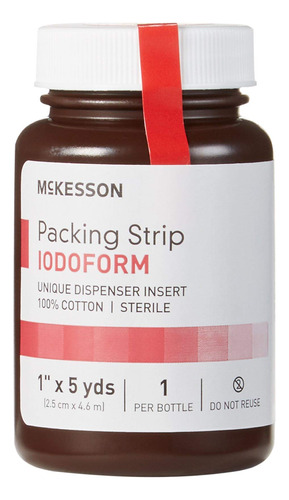 Medi-pak Performance Plus Iodoform Tiras De Embalaje, 5% W/.