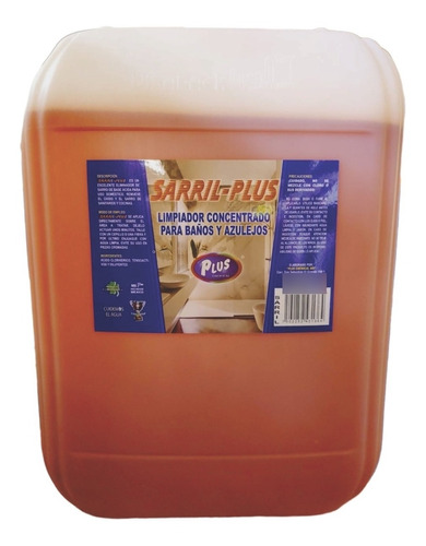 Sarricida Limpiador De Baños Concentrado 20 L