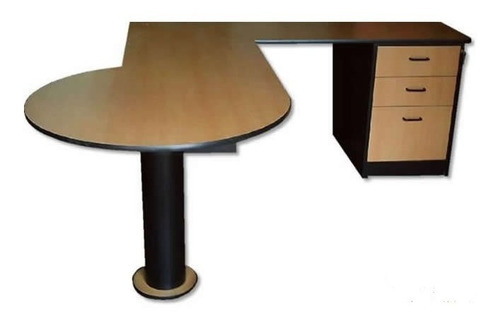 Escritorio Ejecutivo Tipo Lazio De 150x115x75 Con Gavetero