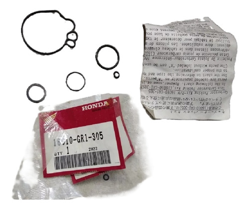 O-rings Carburador Honda Elite 50 Original 16010-gr1-305