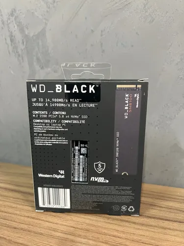 Ssd Wd Black Sn8100 2tb M2 2280 Pcie 5.0 Nvme Wds200t1x0m