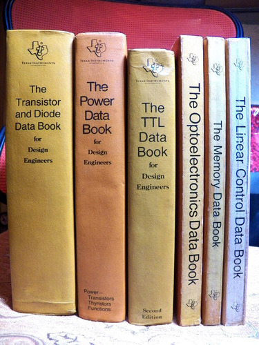 Libros De Datos Ingenieros Diseño Texas Instruments 6 Tomos