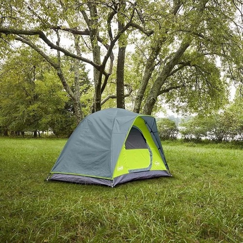 Carpa Coleman Amazonia 2 Personas Impermeable Camping Color Verde claro