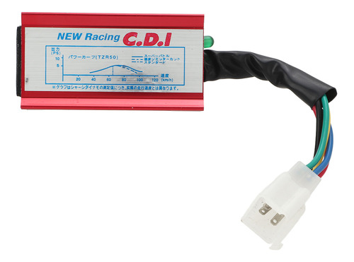 Módulo De Unidad De Control Rojo Cdi Ignition Racing De 5 Pi