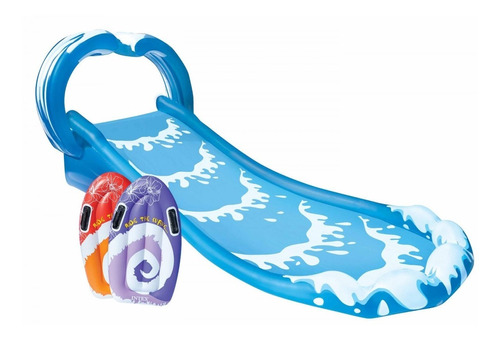 Playcenter Tobogan Inflable Intex Surf Deslizador 442x168cm