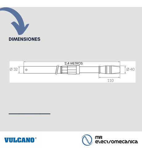 Imagen 5 de 10 de Barrefondo Mango Piscina Telescópico Aluminio 2,4 M Vulcano
