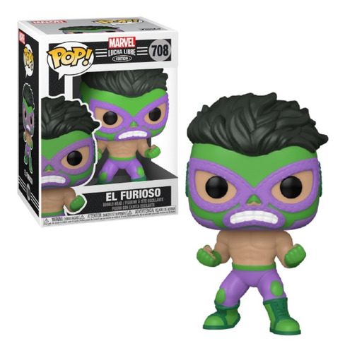 Funko Pop El Furioso Marvel Lucha Libre 708 Hulk