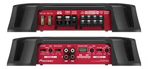 Amplificador Pioneer GM-A5702 Clase AB 1000W 2 Canales Negro